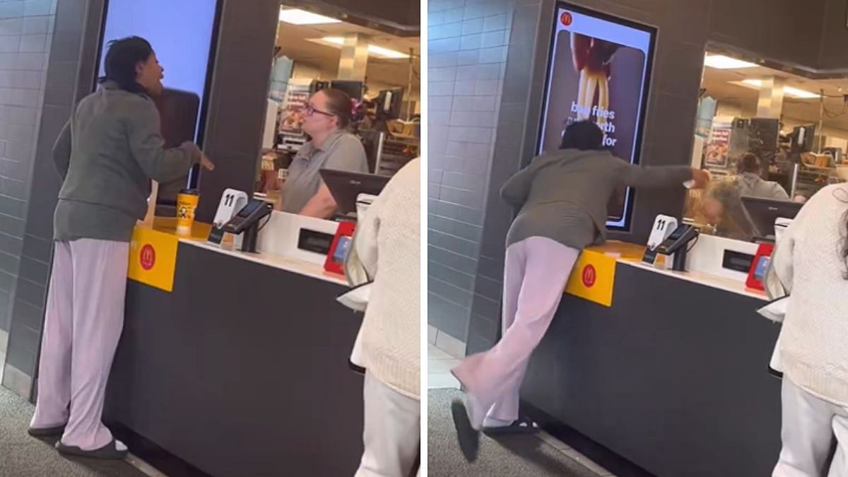 'F**k You, Catch That Hot-ass Coffee': Video Shows Woman Throwing Hot Coffee On McDonald’s Manager...