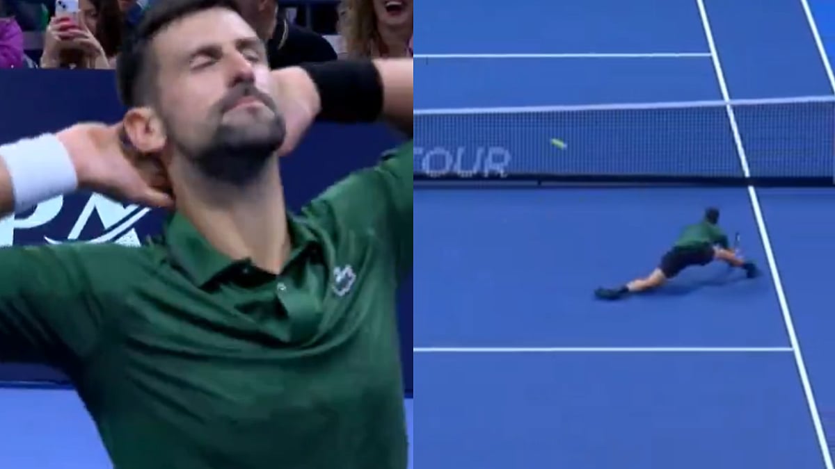 Spider-Man On Court! Novak Djokovic Stuns Crowd With Phenomenal Point & Cool Celebration During Hellenic Championship Final; Video 