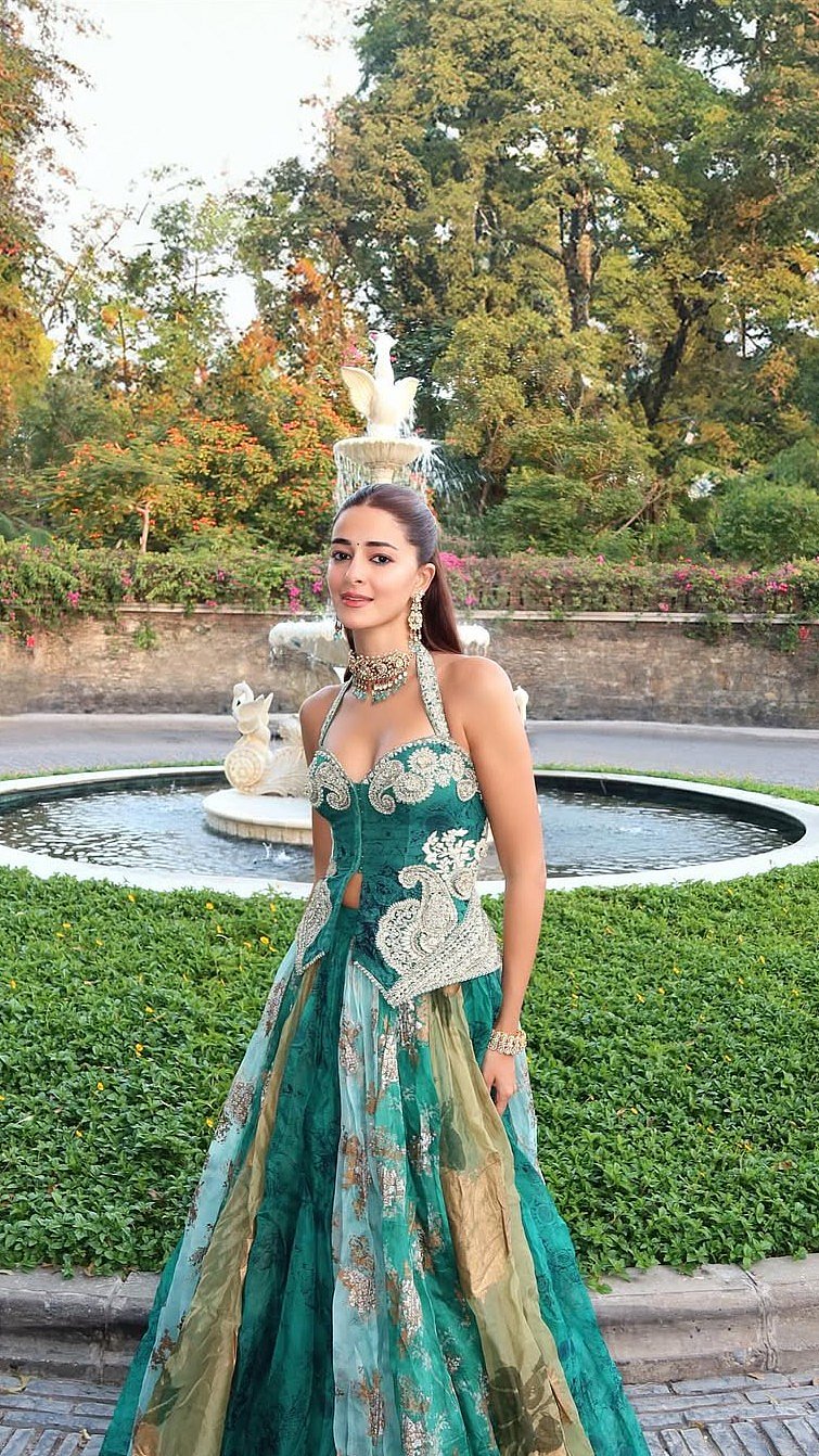 Ananya Panday Dons ₹1.10 Lakh Turquoise Lehenga, Later Goes Wild In Cheetah Look For Her Friend's...