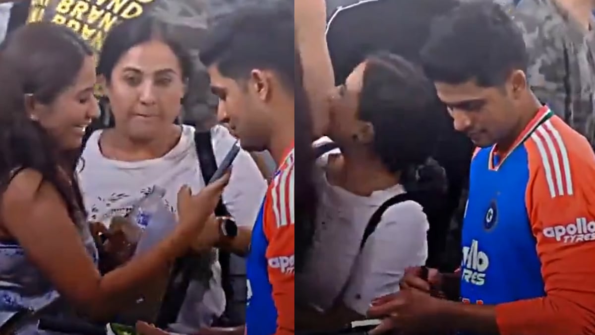 IND vs AUS 5th T20: Shubman Gill Clicks Pictures & Signs Autographs For Fans After Rain Washes Out Clash In Brisbane; Video 