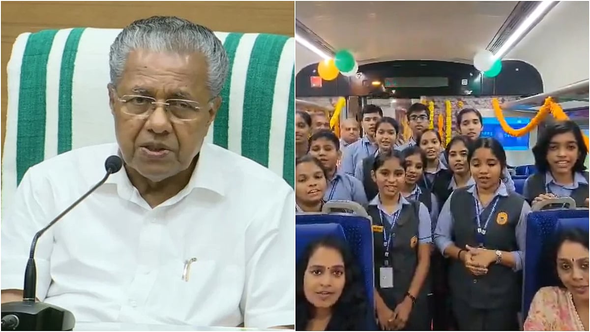 Kerala CM Pinarayi Vijayan Condemns Students Being Made To Sing RSS Song Onboard Vande Bharat Express; Calls It Violation Of Constitutional Principles | VIDEO 