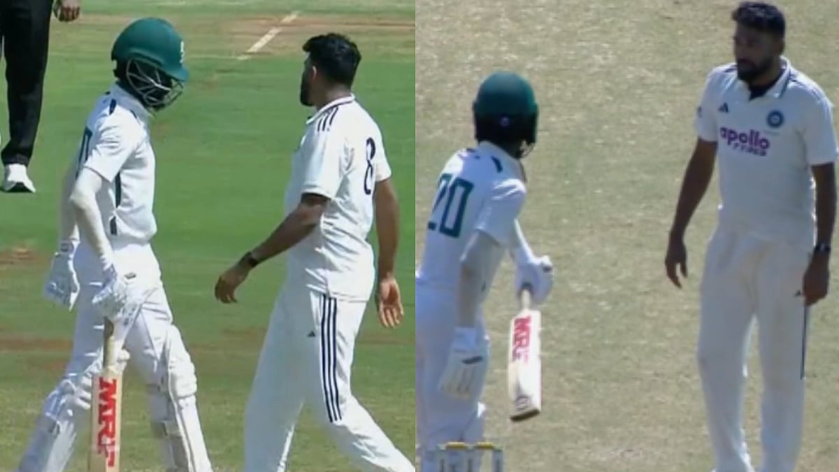 Tensions Flare! Mohammed Siraj Gets Into Heated Exchange With Lesego Senokwane During IND-A vs SA-A...