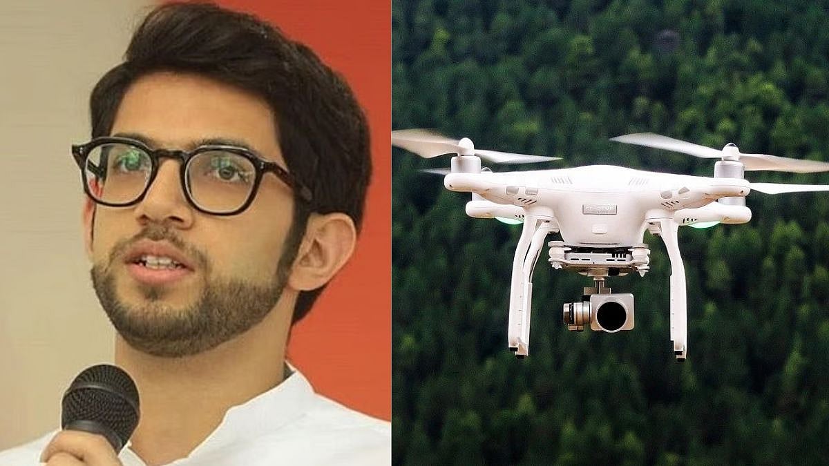 Aaditya Thackeray Raises Alarm Over Drone Spotted Near His Mumbai Residence, MMRDA Claims It Was A...