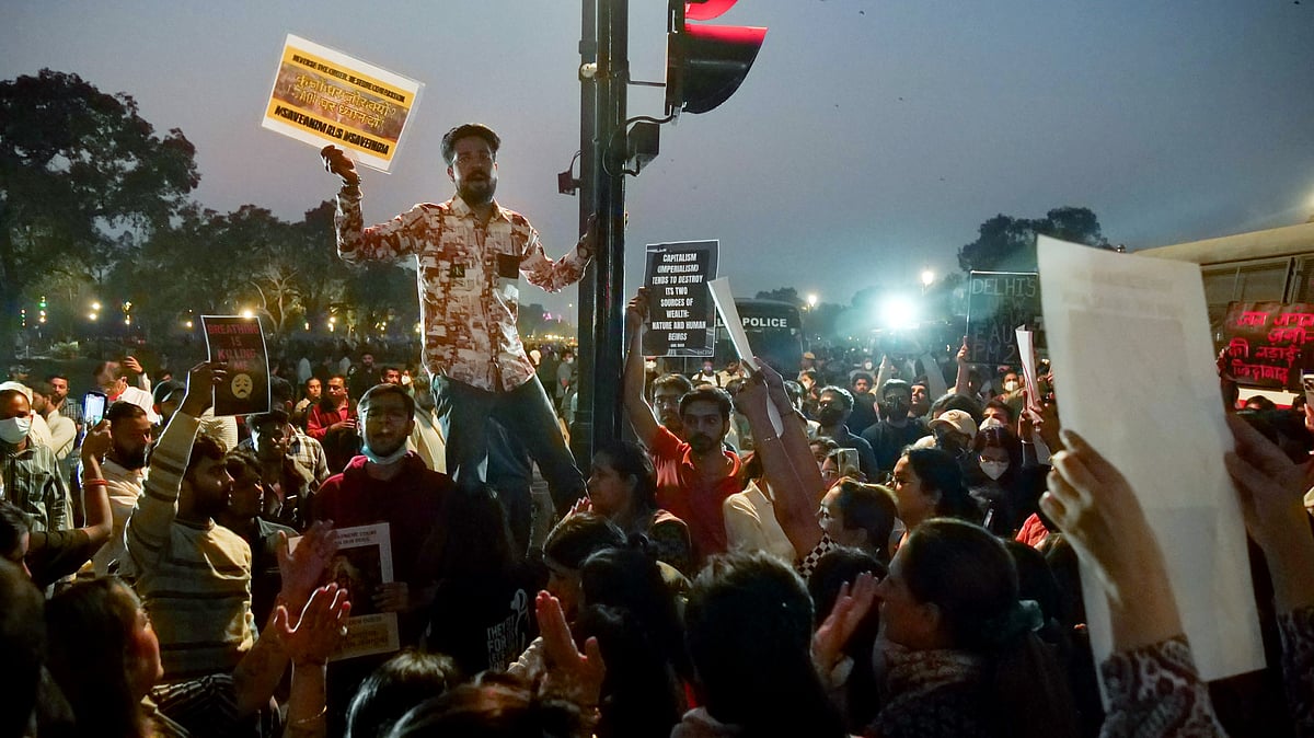 Protest At India Gate Against Supreme Court Order To Remove Stray Dogs From Public Places 
