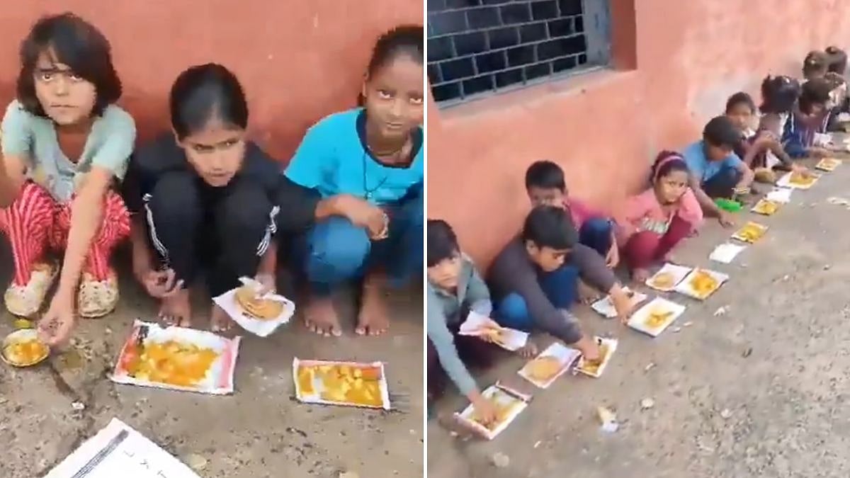 Madhya Pradesh News: Steel Plates Provided After Viral Video Shows Students Eating Mid-Day Meal On Newspapers In Sheopur School 