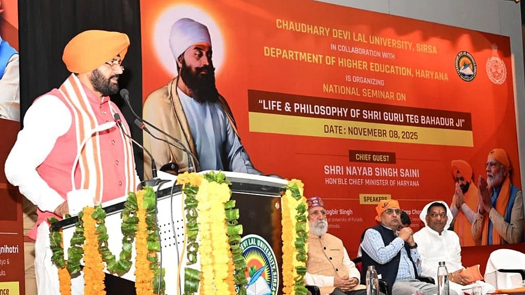 Haryana CM Nayab Singh Saini Calls Guru Tegh Bahadur Ji’s Life A Source Of Inspiration For Humanity 