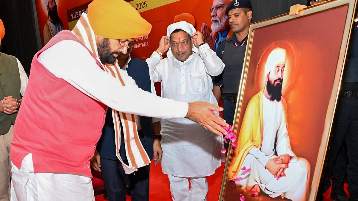 Haryana CM Nayab Singh Saini Flags Off Sacred Yatra Marking 350th Martyrdom Anniversary Of Guru Tegh Bahadur Ji 