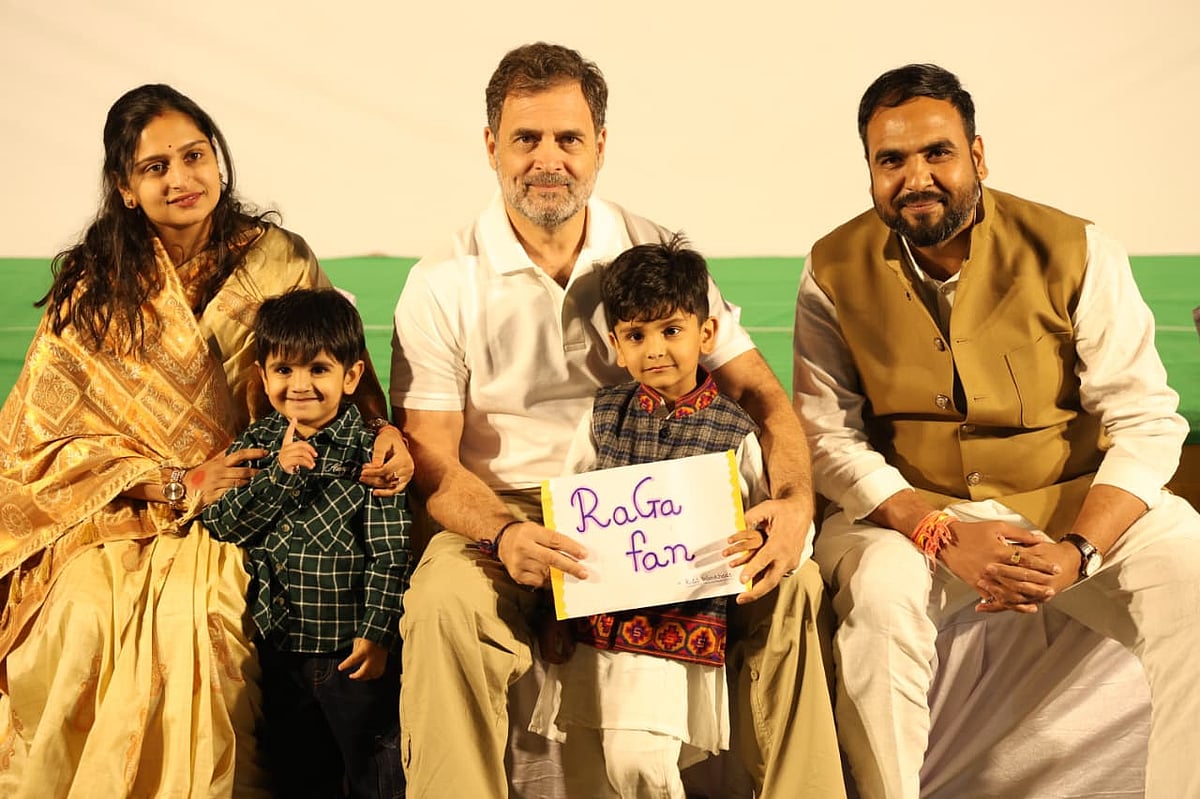 MP News: RaGa Shares Warm Moments With Indore Congress President Vipin Wankhede’s Family During...