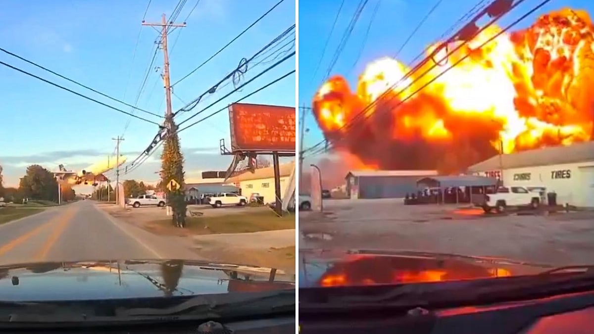 WATCH: New Dashcam Video Captures Exact Moment Doomed UPS Cargo Plane Exploded Over Kentucky And Killed 13 