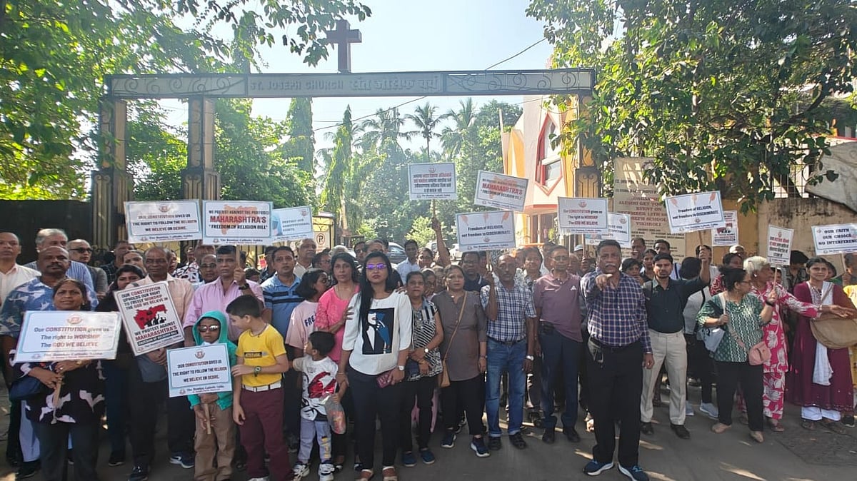 Catholic Community Protests Maharashtra’s Proposed Anti-Conversion Bill |