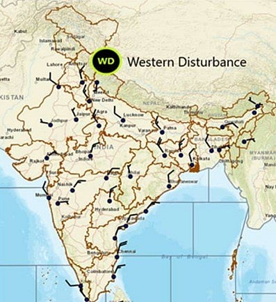 Weather system affecting Madhya Pradesh  