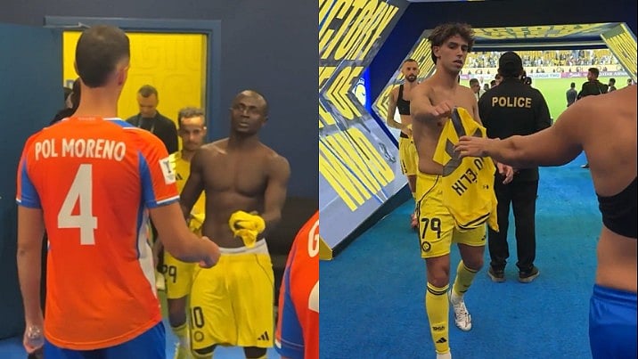 WATCH: Sadio Mane, Joao Felix Swap Shirts With FC Goa Stars After AFC Champions League Two Clash 
