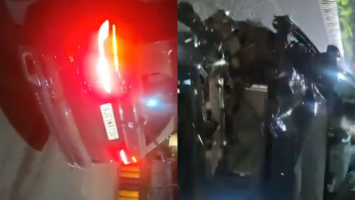 Gujarat News: 20-Year-Old Engineering Student Killed After Speeding BMW Drags Bike For 200 Feet In Rajkot - VIDEO 