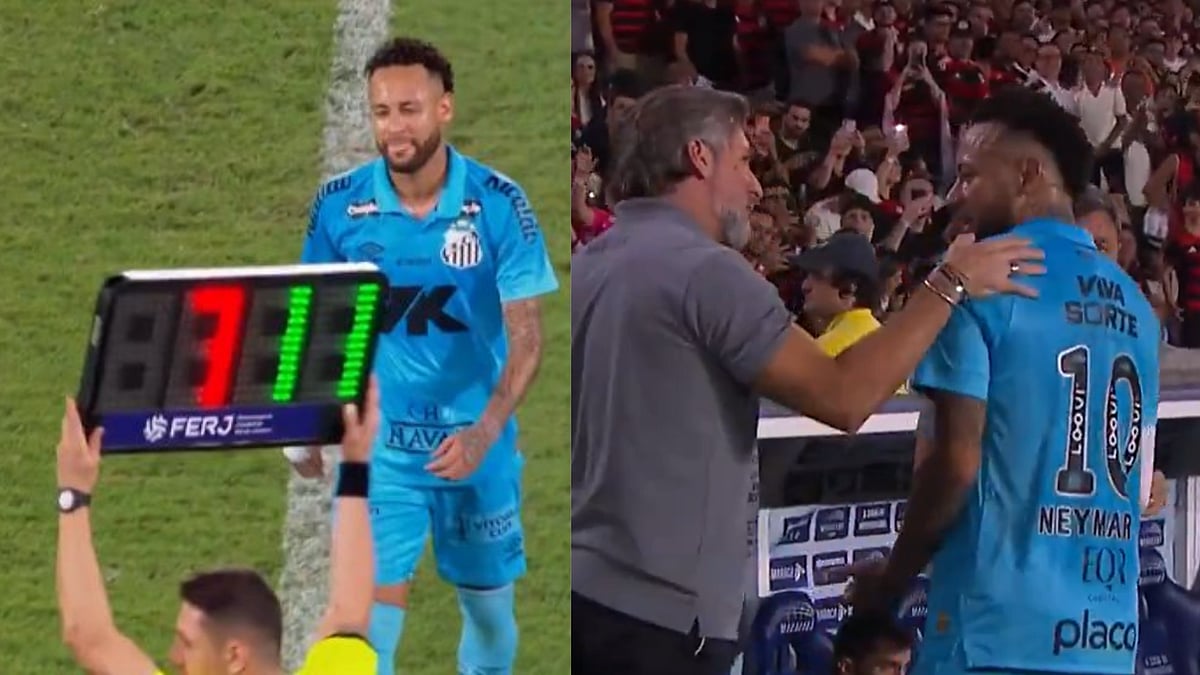 Neymar Meltdown: Santos And Brazil Star Rages At Referee, Shows Frustration After Substitution; Video 