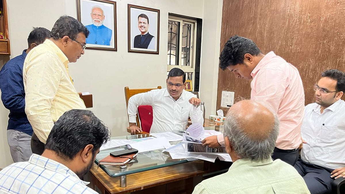 Pune: BJP MLA Shankar Jagtap Meets NHAI Officials, Orders Highway Repairs To Ease Traffic In Wakad,...