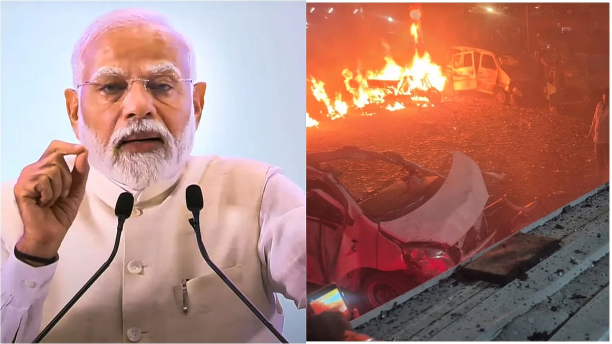 Delhi Blast: PM Modi Expresses Grief After 10 Feared Killed In Tragic Car Explosion Near Red Fort Metro Station 