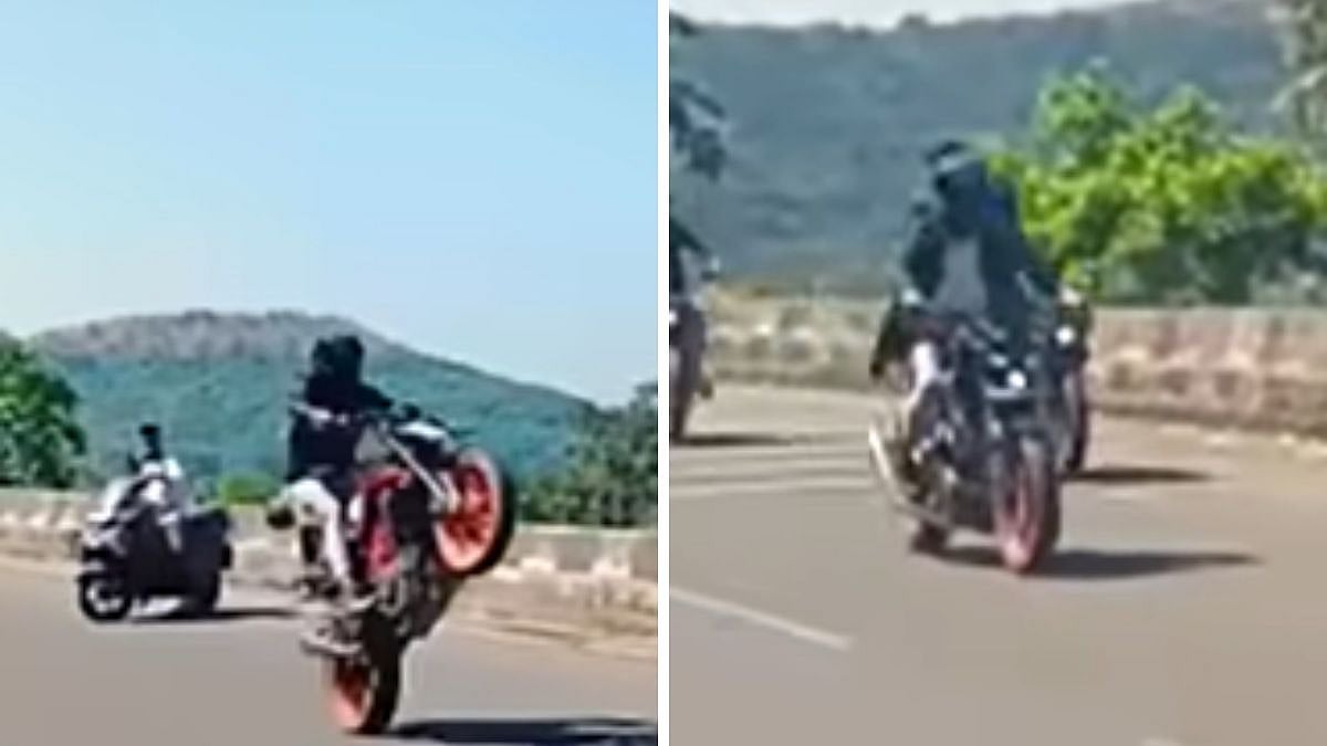 Viral Video Shows Dangerous Bike Stunts Performed At Khandala Ghat; Spark Safety Concerns On Old Mumbai-Pune Highway 