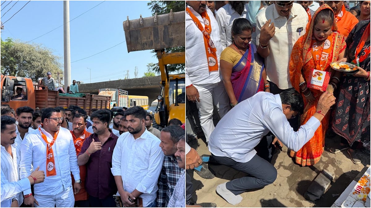 Palghar Civic Development: MLA Vilas Tare Launches Major Road Repair And Restoration Initiative in Vasai-Virar’s Ward F Areas; Citizens Express Relief 
