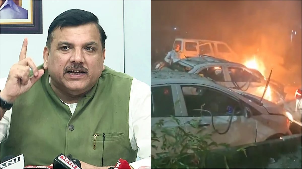 Delhi Blast: AAP MP Sanjay Singh Blames Pakistan For Red Fort Explosion, Questions PM Modi’s...