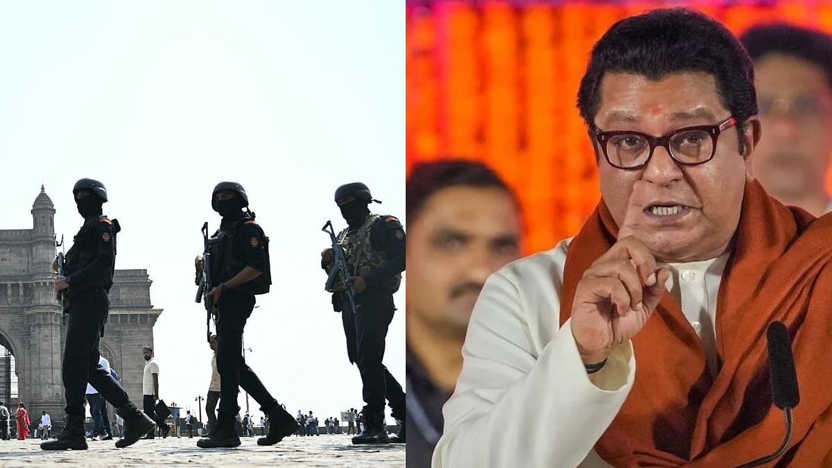 Mumbai: Security Tightened Outside MNS Chief Raj Thackeray's Residence In Shivaji Park 