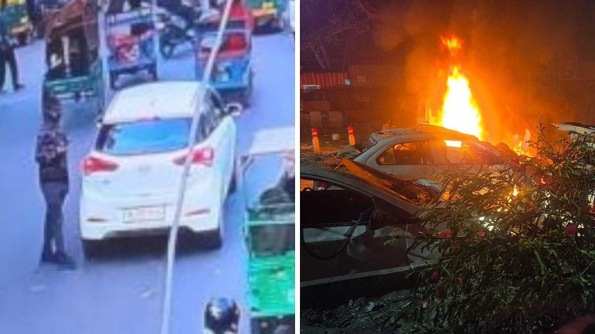 Delhi Car Blast: CCTV Shows Car Parked Near Red Fort For Over 3 Hours Before Explosion, 9 Killed; Pulwama Link Under Investigation 