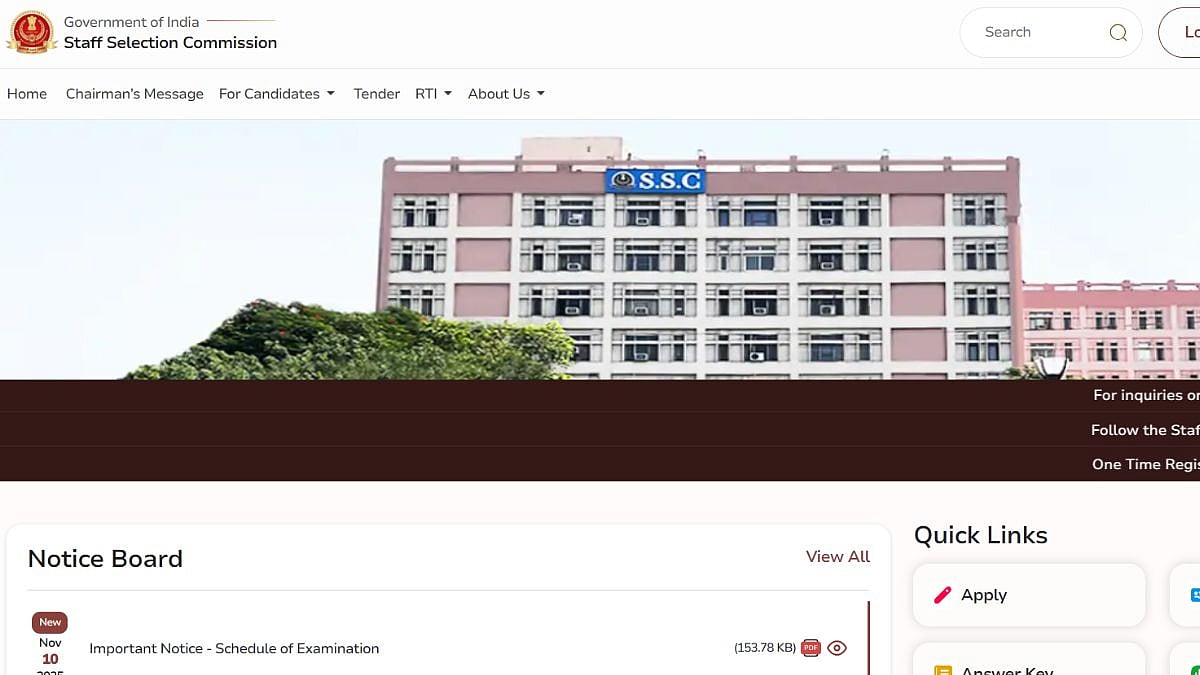 SSC 2025: JE & SI Paper I Exam Dates Out; Details Here 