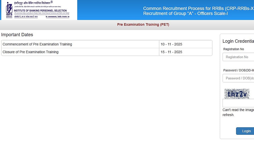 IBPS Activates PET Link for RRB 2025 Exam At ibps.in; Check Schedule And Exam Details 