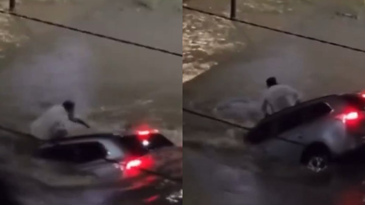 Dramatic Video Shows Man Swallowed Up By Floodwaters In Brazil, Rescued After Long Efforts
