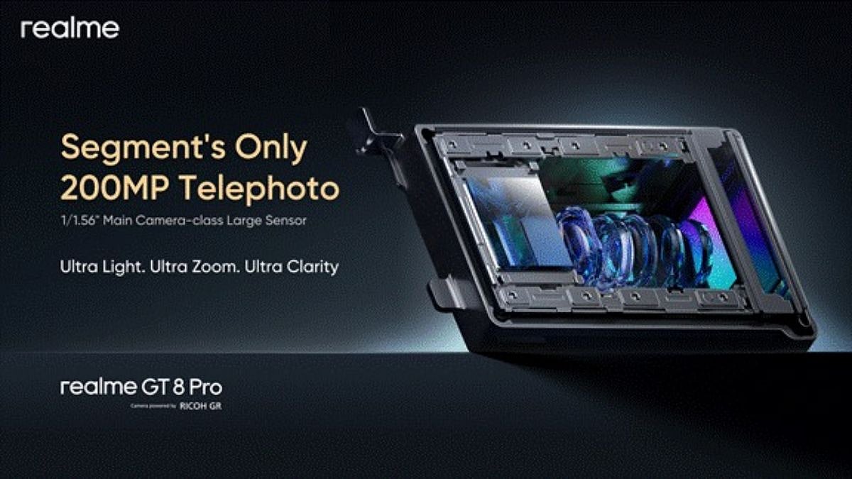 Realme GT 8 Pro Camera Details Teased Ahead Of November 20 India Launch, Will Include 200-Megapixel Rear Sensor 