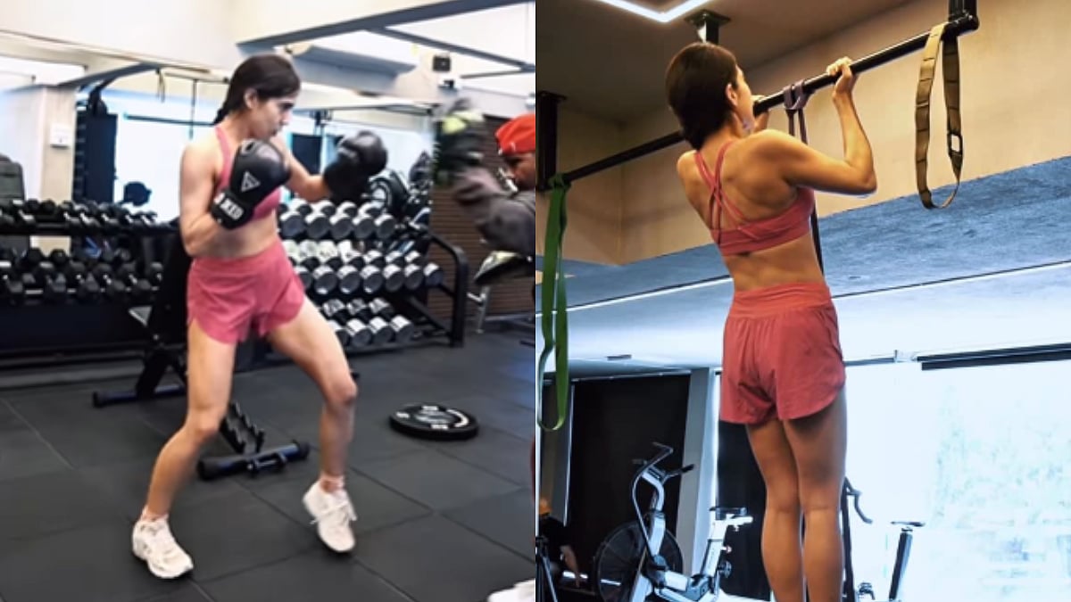 'Gotta Pull Yourself Up': Sara Ali Khan Shows Fiery Boxing Moves, Nails Pull-Up Exercise In New Gym Video | WATCH 