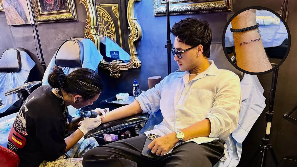'It Will Happen': Abhishek Sharma’s New Tattoo Captures Fearless Mindset 