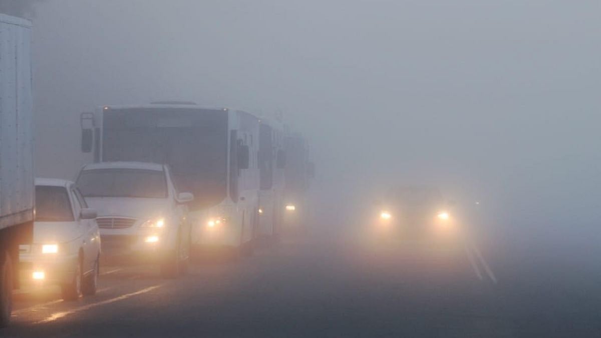 Thane Residents Experience Early Winter Chill As Fog Blankets City In November 
