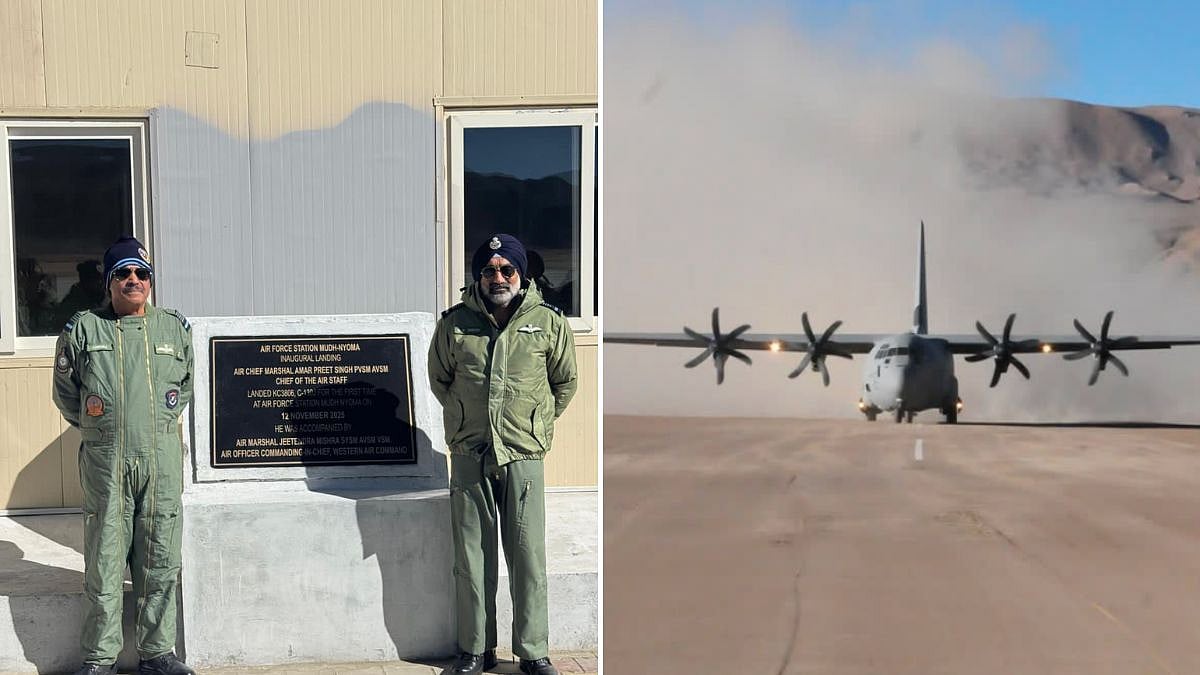 India Boosts Border Preparedness As IAF Operationalises Mudh-Nyoma Airbase, Just 25 Km From LAC With...