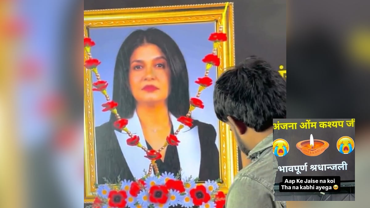 False Death News Targets TV Anchor Anjana Om Kashyap After Dharmendra Goof-Up; Check Reactions 