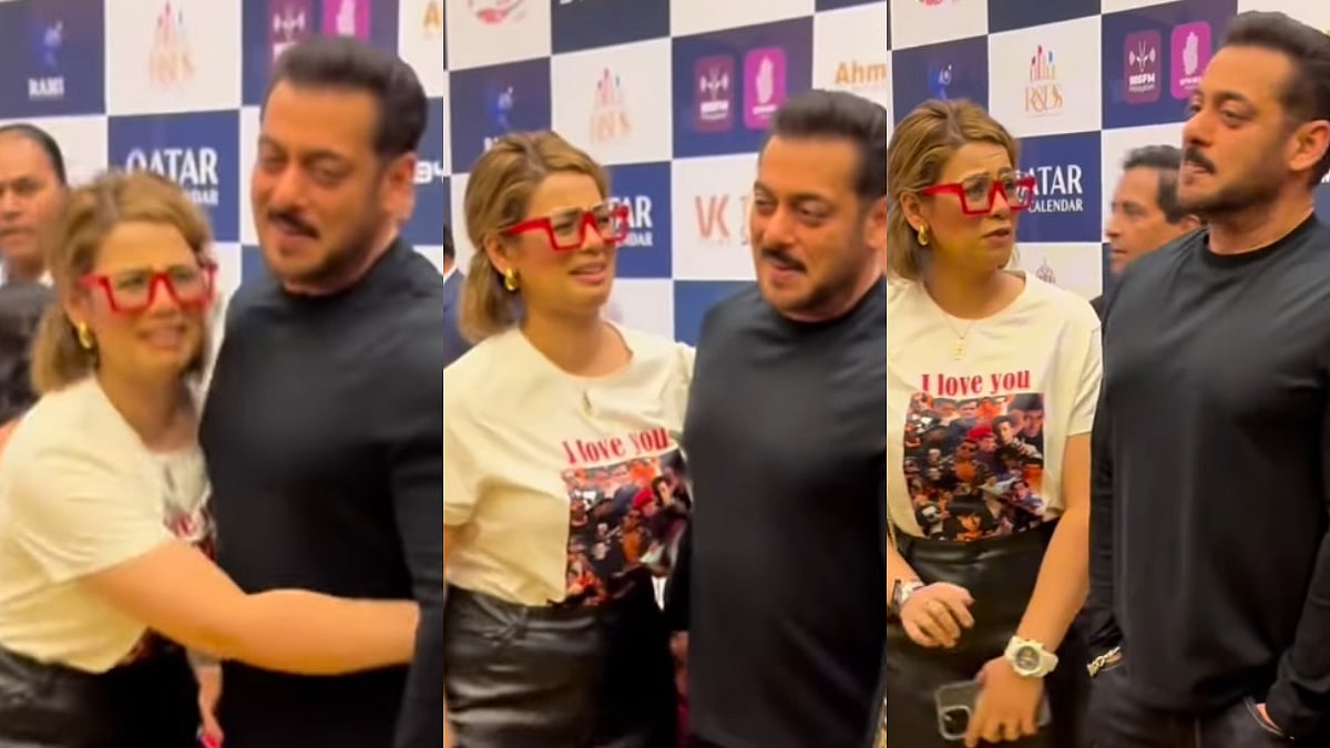 Salman Khan's Female Fan Hugs Him, Gets Emotional After Meeting The Dabangg Star In Doha - Watch Video 