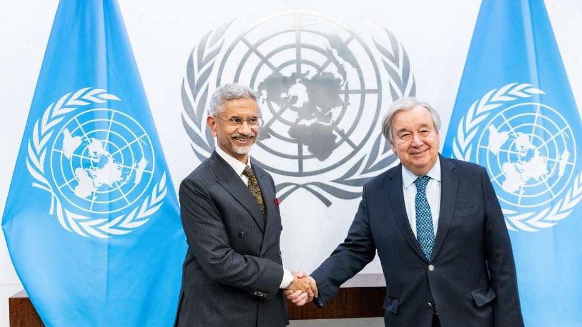 EAM Jaishankar Meets UN Chief Antonio Guterres In New York, Thanks Him For Consistent Support To...