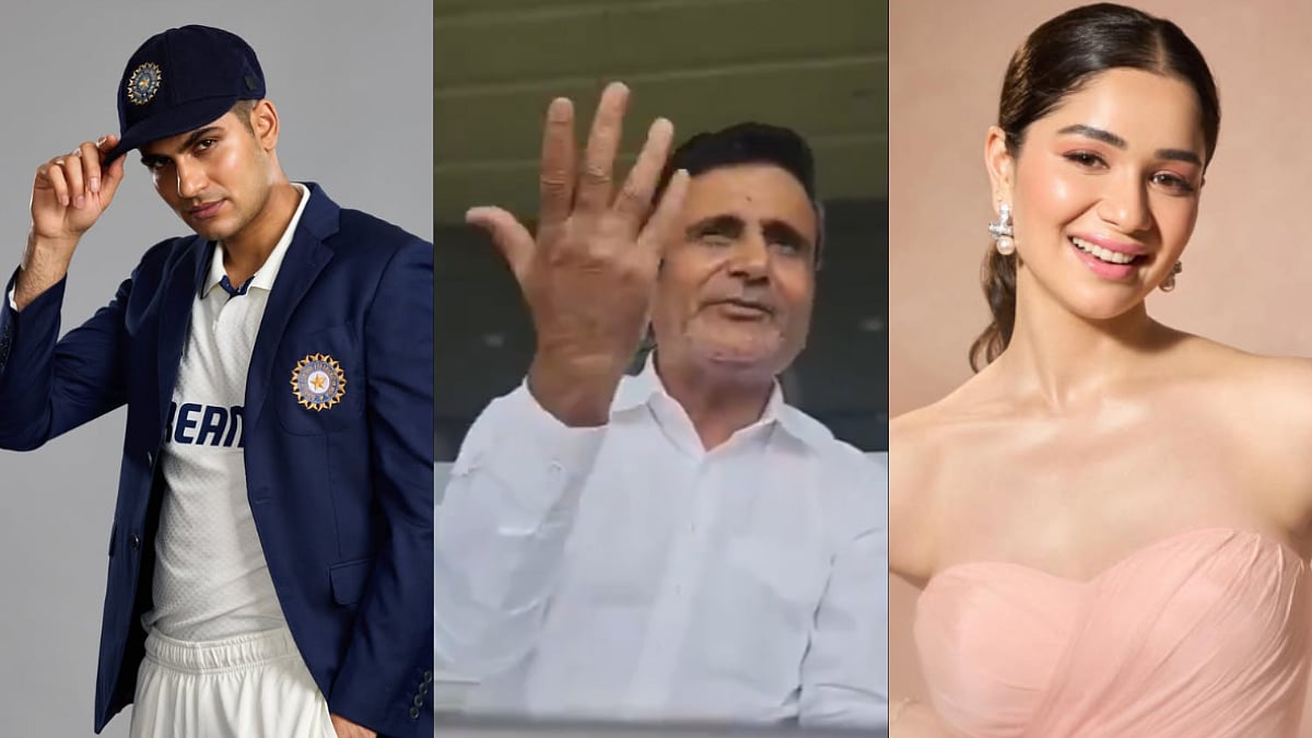 'Gill Bhai Ki Shaadi Kab Karwa Rahe Ho?': Fan Questions Shubman's Father About Marriage Plans With Sara Tendulkar During IND vs SA 1st Test; Video 