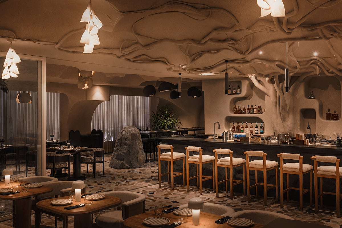 Architecturally rich interiors of Tepah, Amritsar