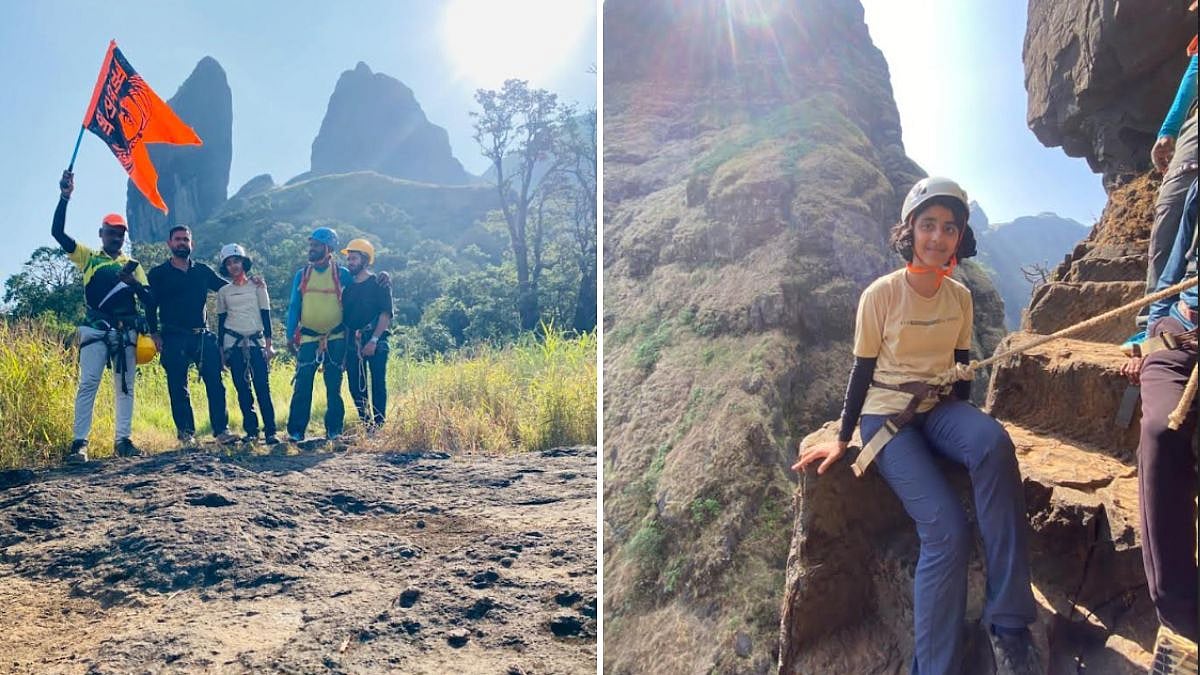 Children's Day 2025: 11-Year-Old Hridya Chavan Conquers Bhairavgad Fort Near Malshej Ghat Alongside Her Father & His Team 