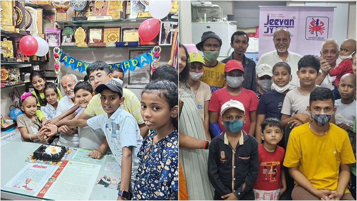 Harakhchand Savla’s Jeevan Jyot Trust in Parel supports child cancer patients with treatment, meals, emotional care and joyful experiences