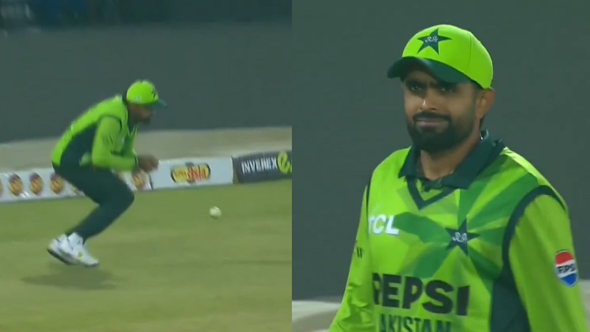 'Beta Tumse Nahi Ho Payega': Netizens Hilariously Troll Babar Azam After He Drops A Simple Catch During PAK Vs SL 2nd ODI Match 