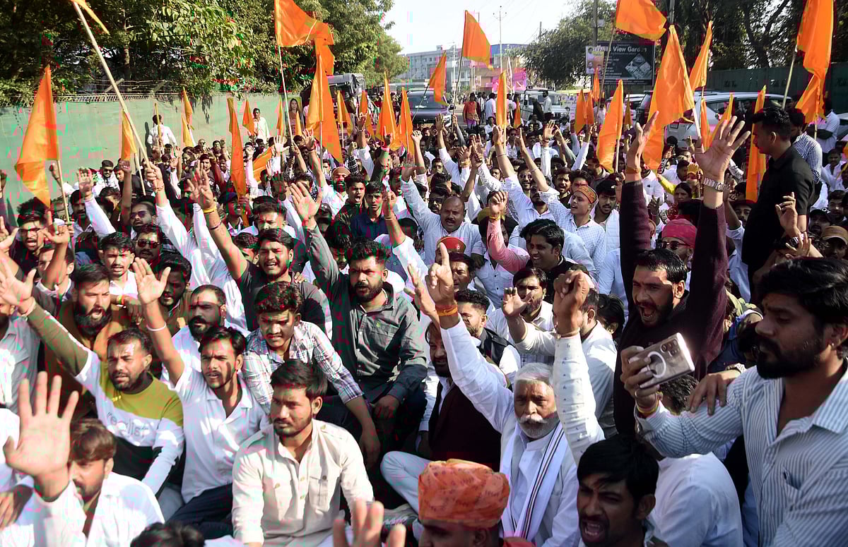 MP News: Karni Sena Warns Of Turning Bhopal Into Nepal, Marches To CM House; Protesters Demand...