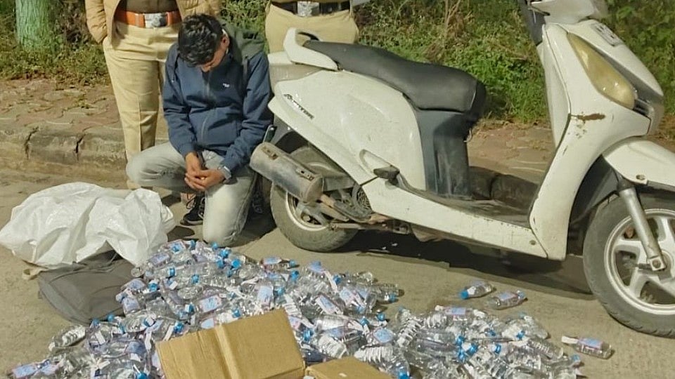Indore News: Man Carrying 50 Litres Of Illicit Liquor Worth ₹1 Lakh In Scooter Held