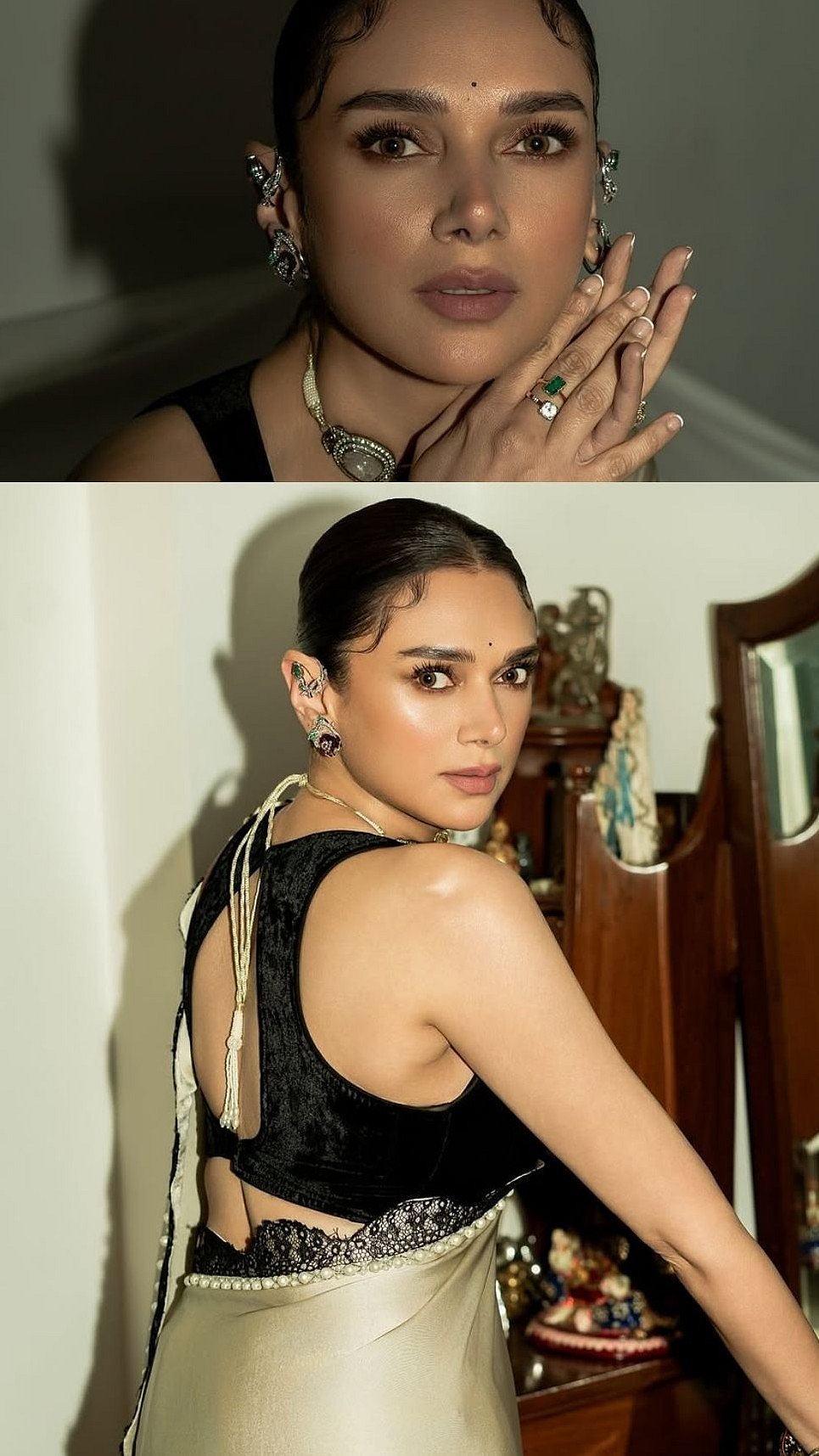 Aditi Rao Hydari Turns Heads In Manish Malhotra's Silk Saree