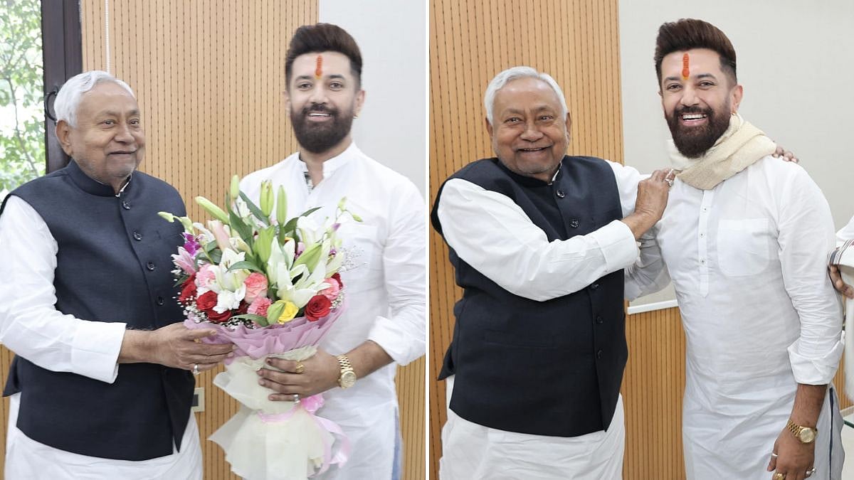 Union Minister Chirag Paswan Meets Bihar CM Nitish Kumar At Patna Residence, Says 'Delighted That He Appreciated Role Of Every Alliance Partner In NDA' 