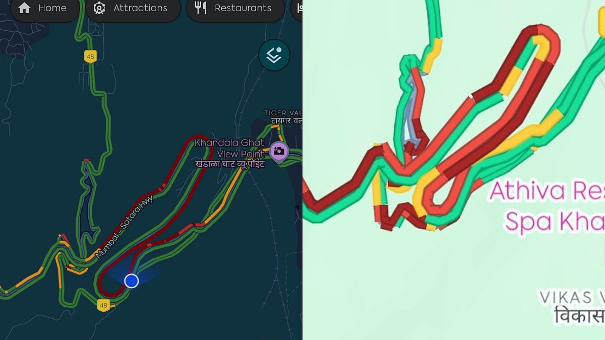 'Full Traffic Festival': Mumbai-Pune Highway Choked For Hours, Viral Screenshot Reveals Red Stretch