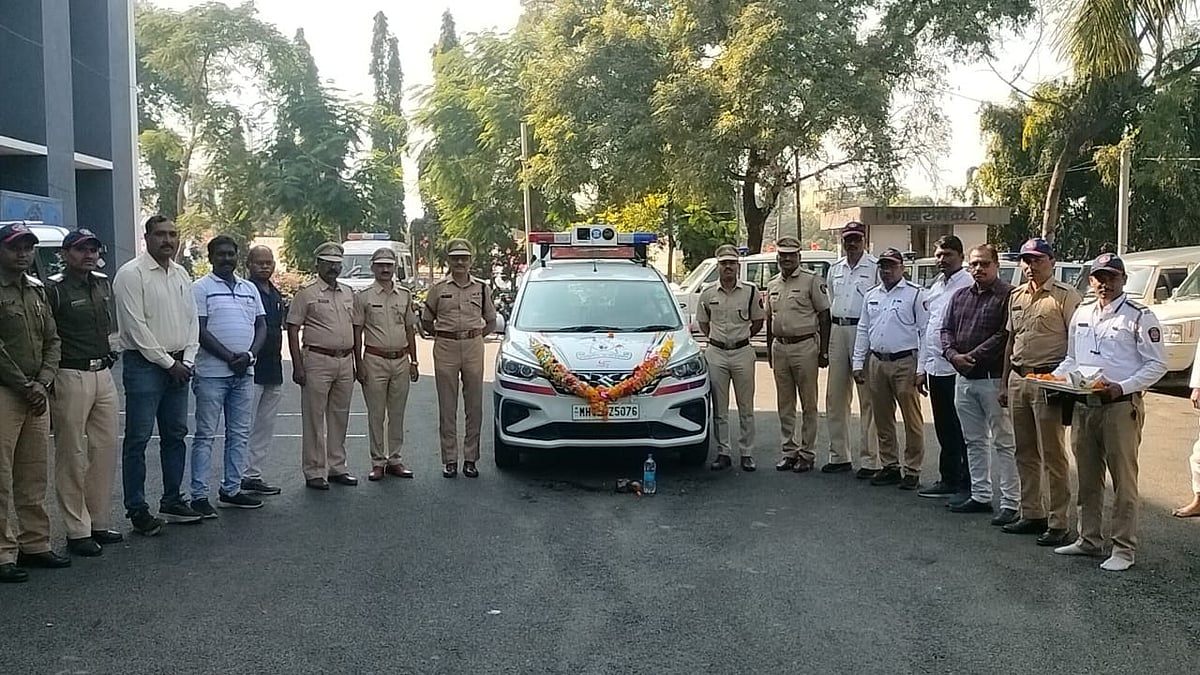 Parbhani: Traffic Branch Gets New Interceptor Vehicle To Boost Road Safety Enforcement