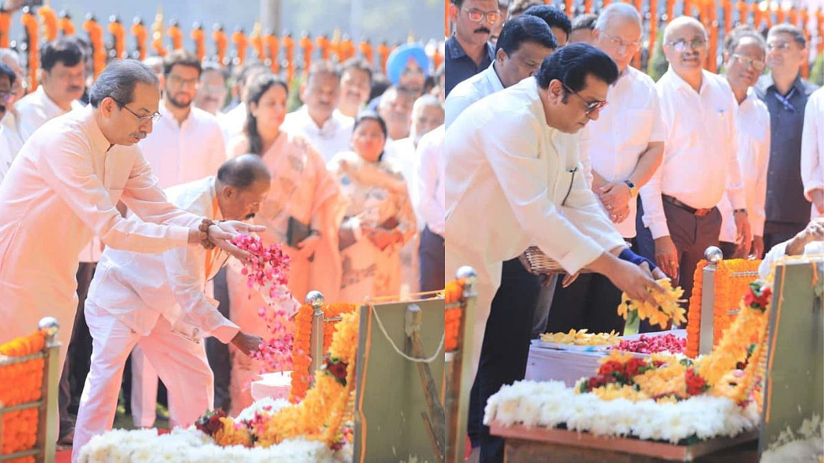 Mumbai: Uddhav-Raj, Thackeray Family Pay Tribute To Balasaheb Thackeray On His Death Anniversary At Shivaji Park | Video 