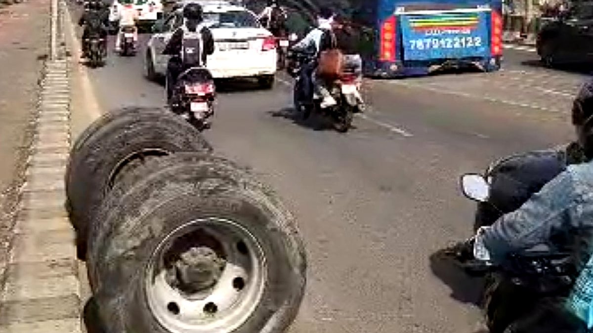 Bhopal News: Tragedy Averted As Bus Rear Wheels Detach, Passengers Safe