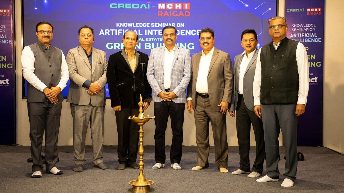 CREDAI MCHI Raigad Hosts Seminar On AI In Real Estate And Green Building; Builders Explore Tech-Driven, Sustainable Solutions 